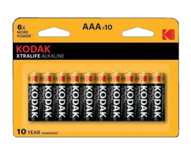 Kodak Bateria Alkaliczna Kodak Xtralife LR03x10 AAA ! - 1447443 - zdjęcie